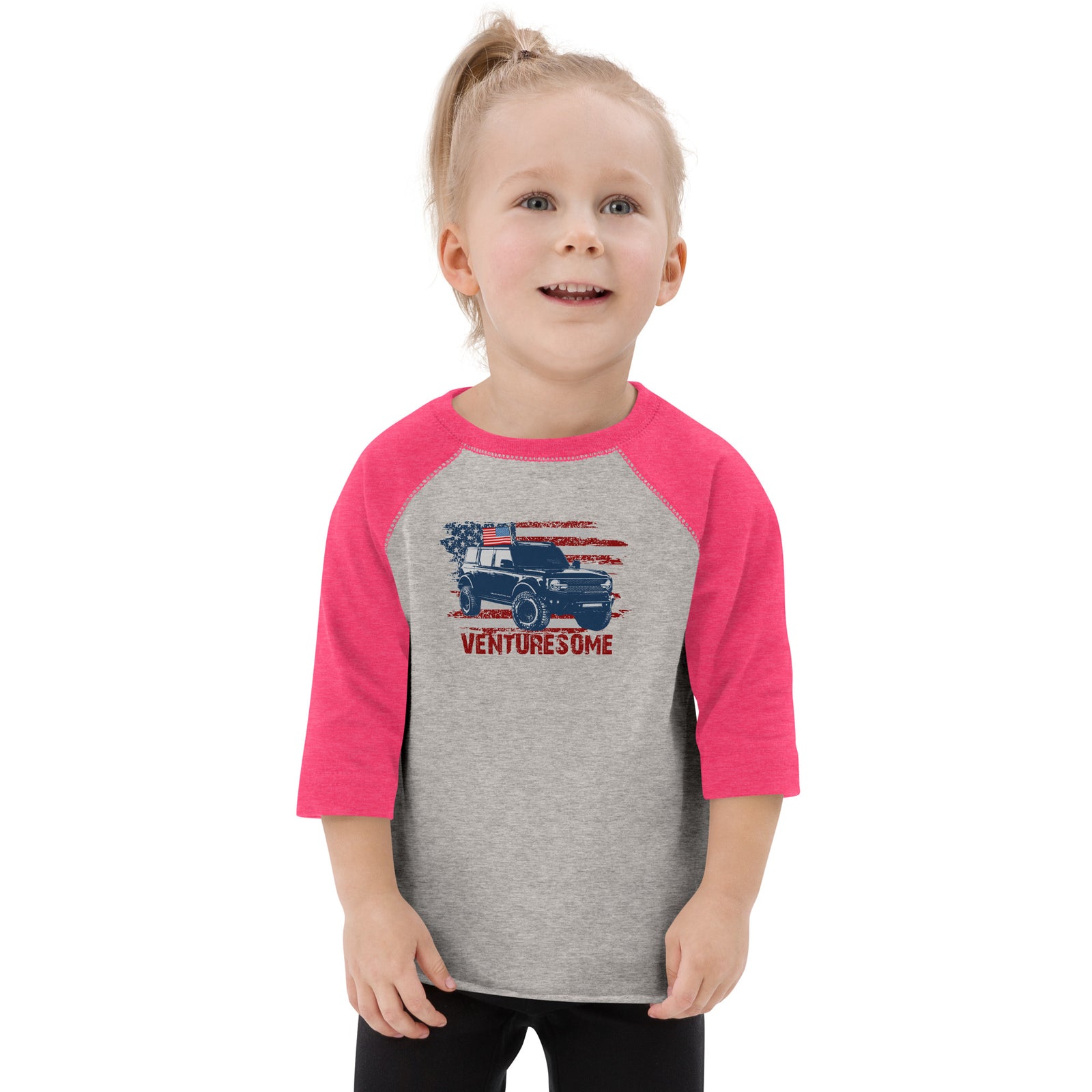BRONCO AMERICA USA VENTURESOME BASEBALL TEE