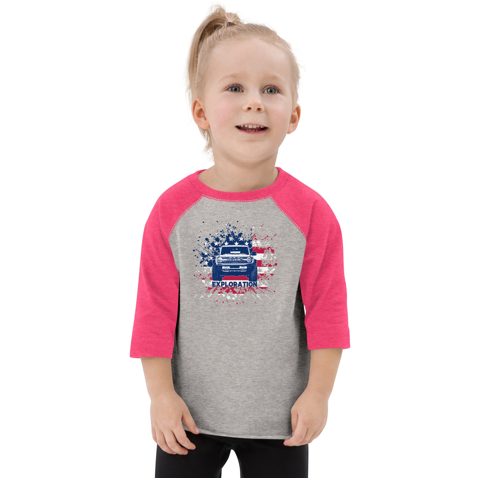 BRONCO USA EXPLORATION BASEBALL TEE