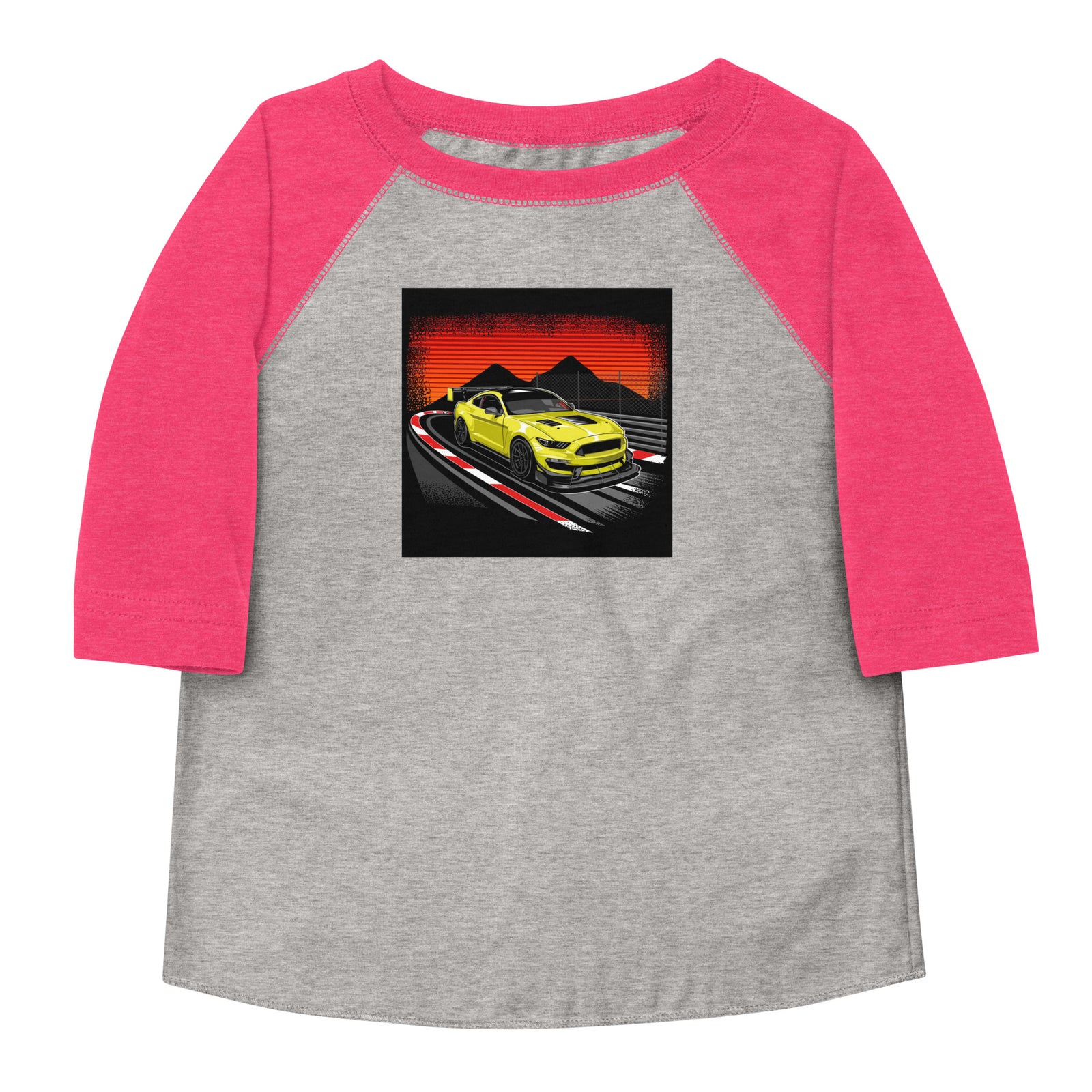 GT350R RACE TRACK TODDLER BASEBALL TEE