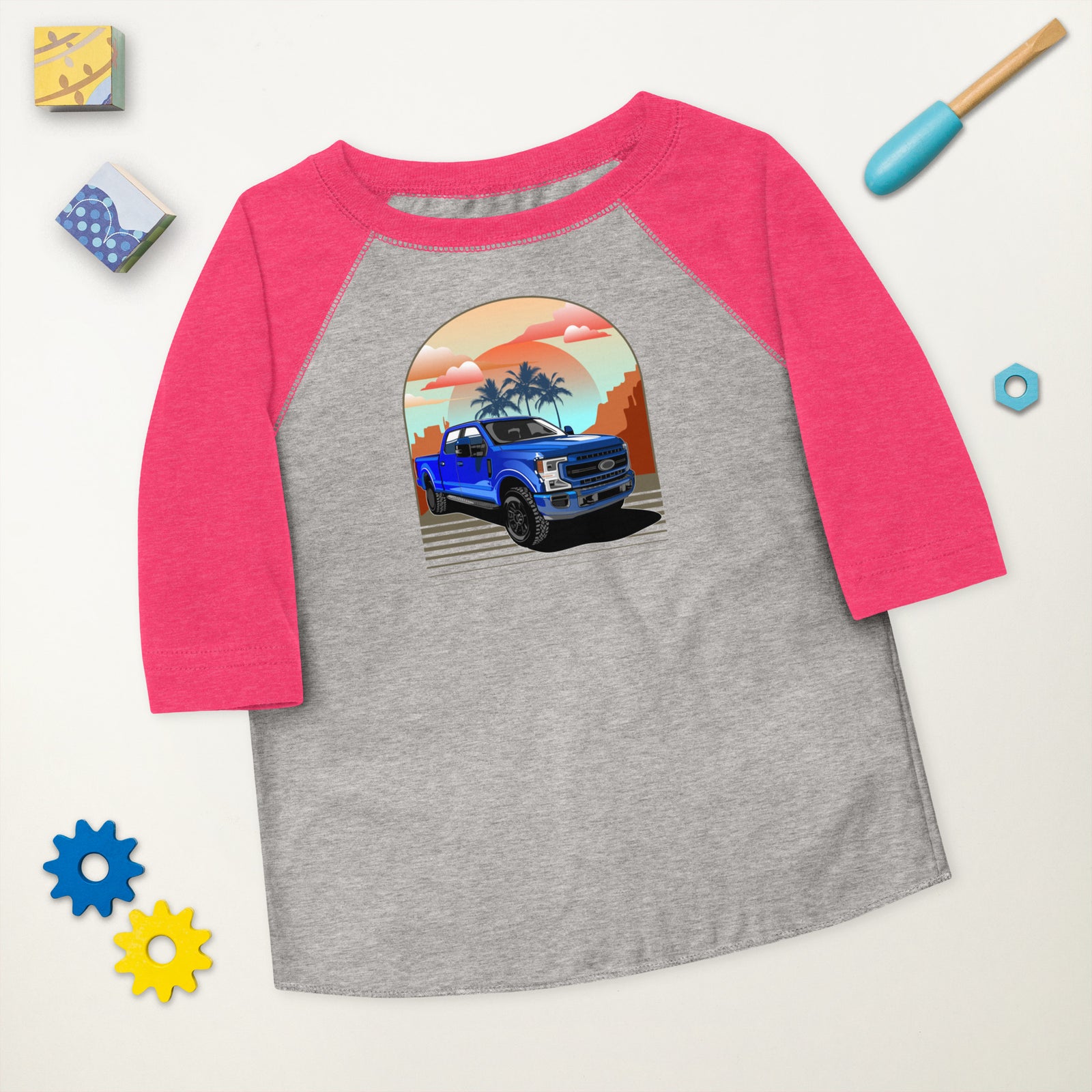 F250 TOMMY BLUE BASEBALL TEE