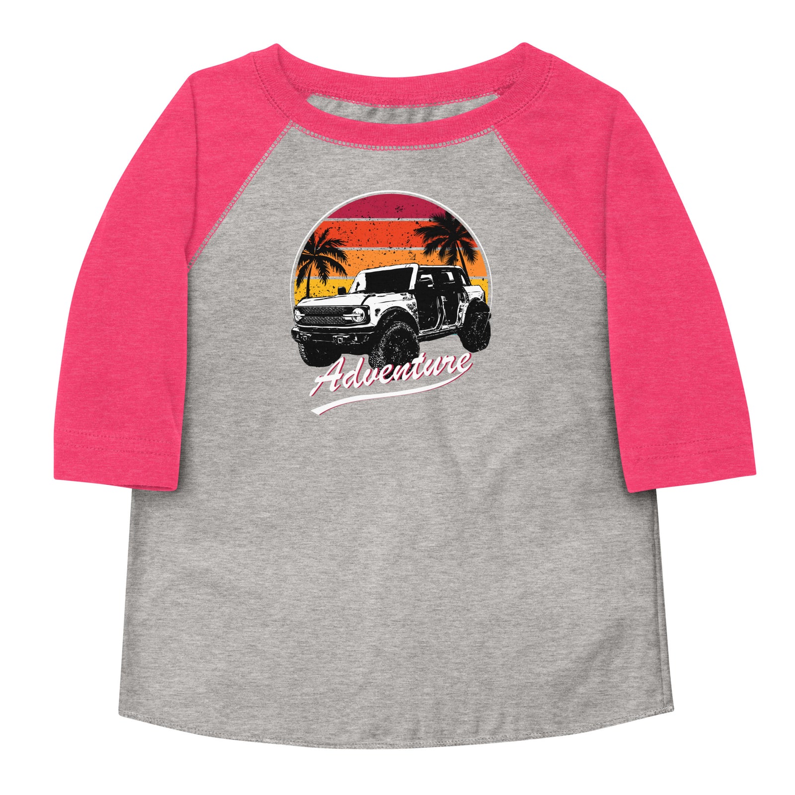 BRONCO ADVENTURE BEACH BASEBALL TEE