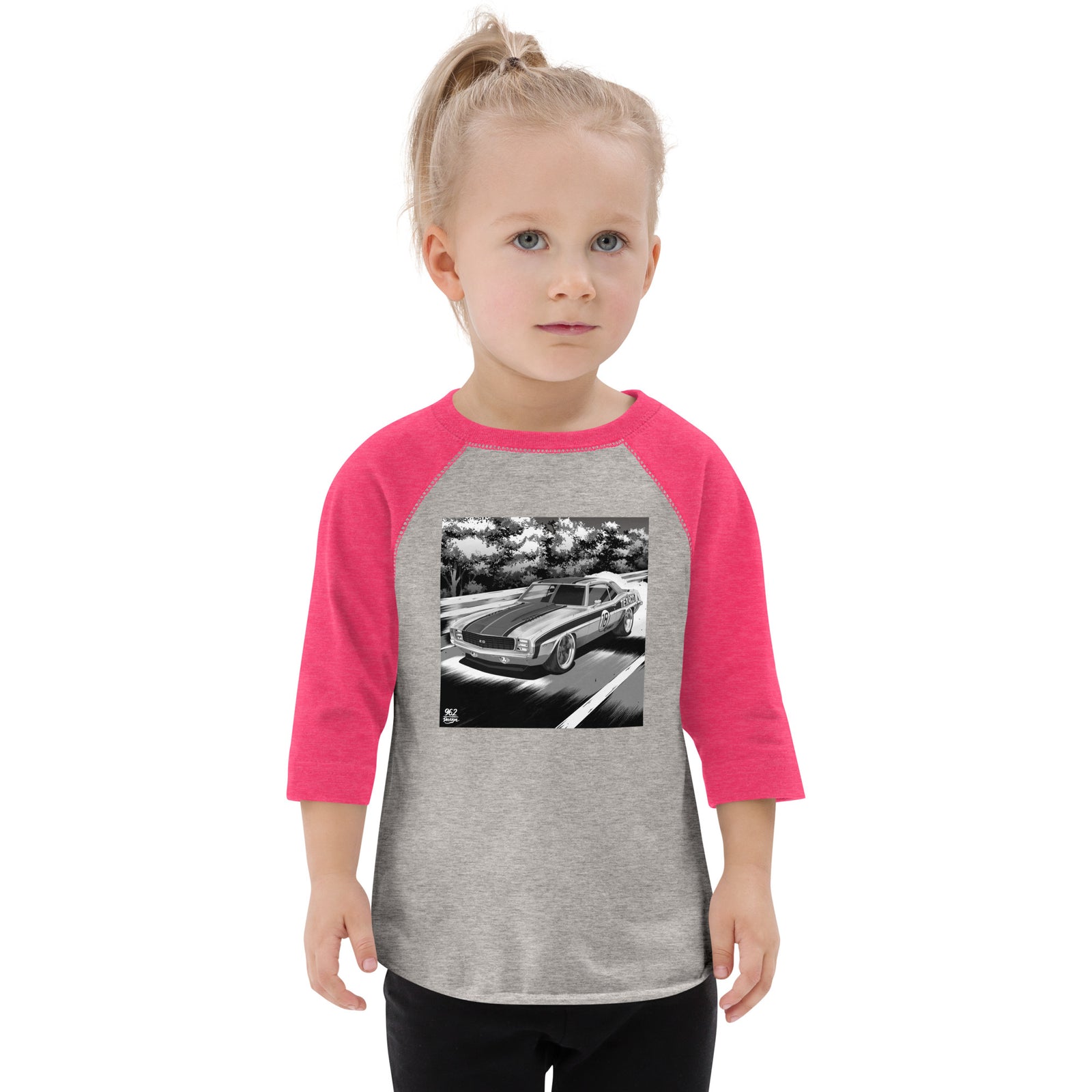 TEXACO CAMARO B&W TODDLER BASEBALL TEE