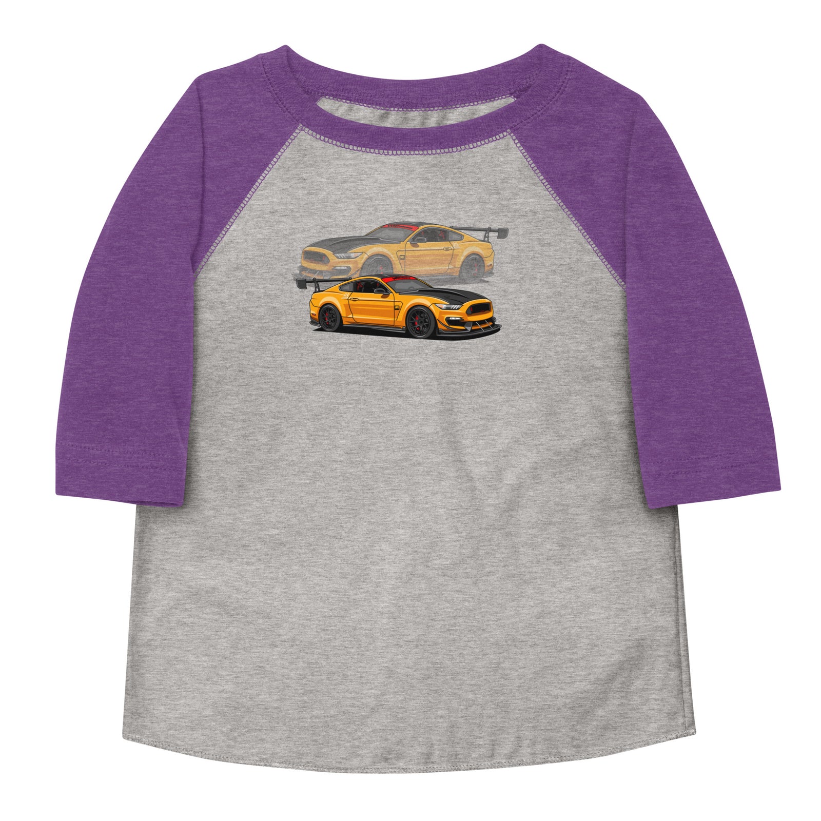 GT350R ORANGE REFLECTION TODDLER BASEBALL TEE