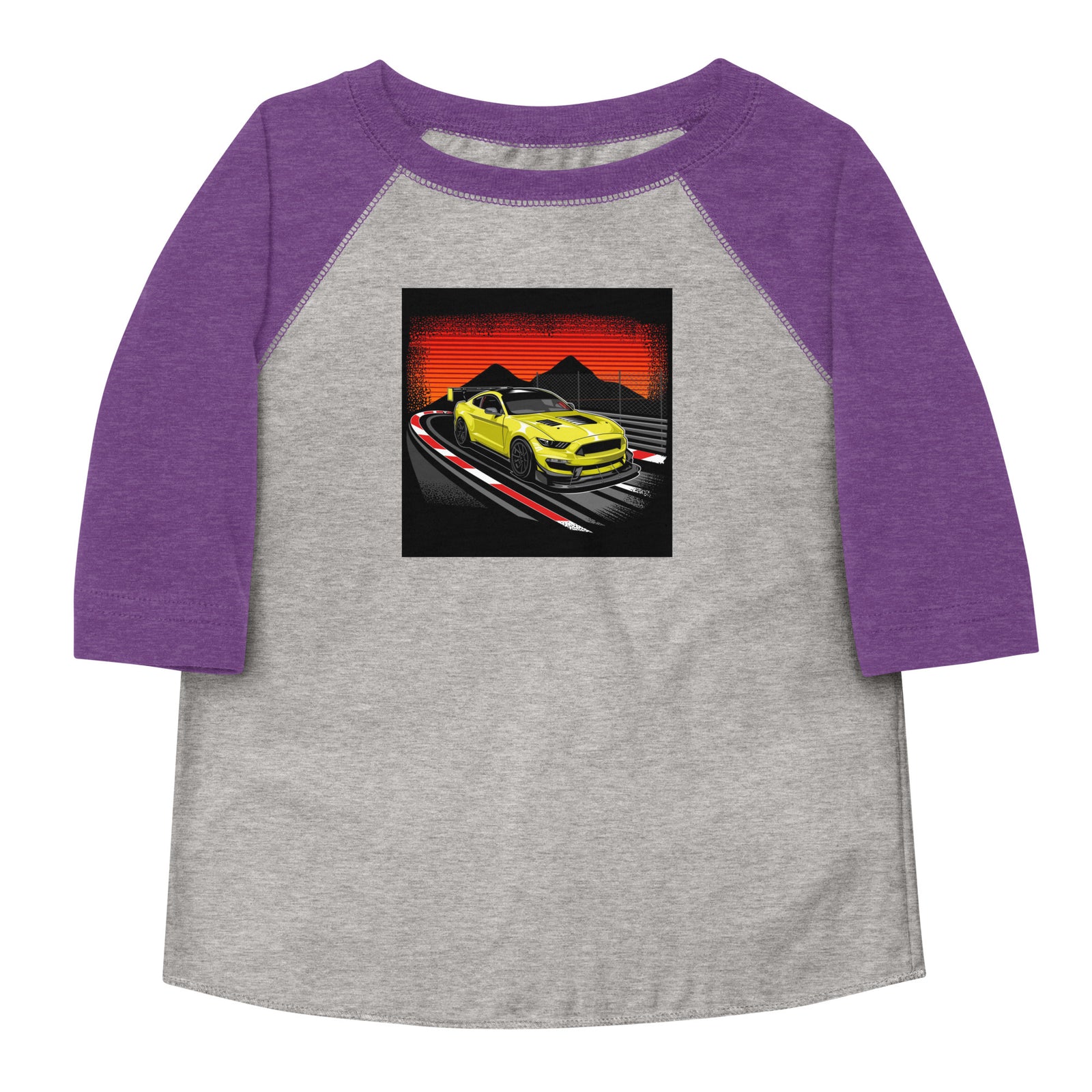 GT350R RACE TRACK TODDLER BASEBALL TEE