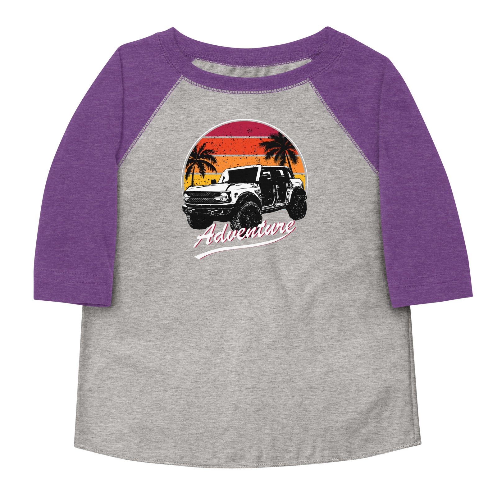 BRONCO ADVENTURE BEACH BASEBALL TEE