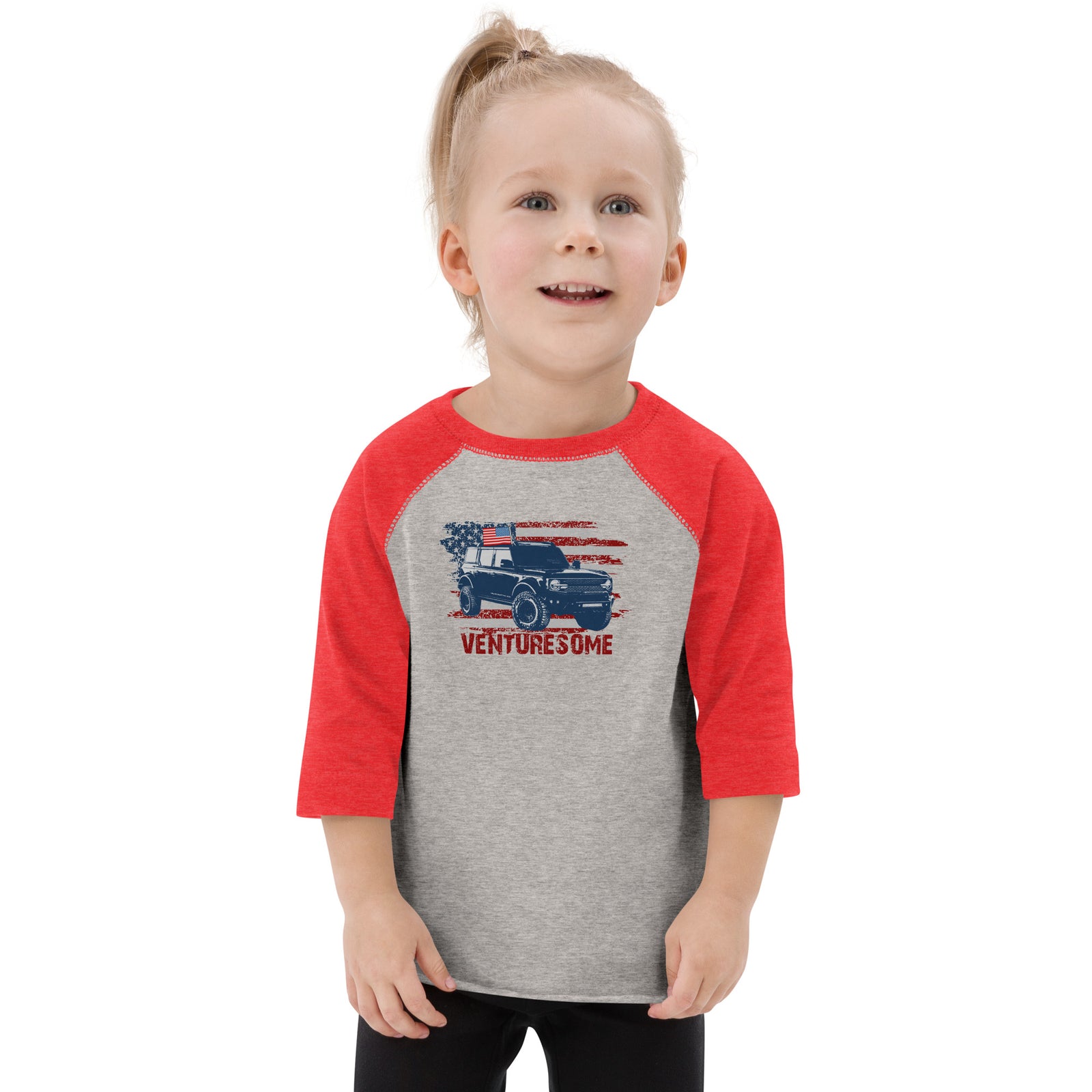 BRONCO AMERICA USA VENTURESOME BASEBALL TEE