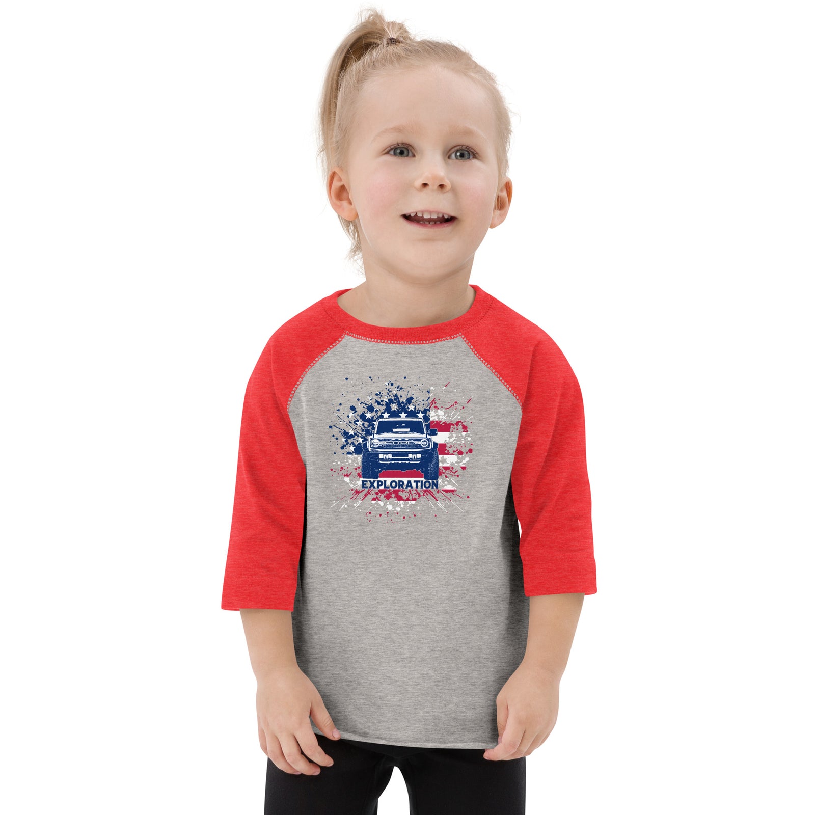 BRONCO USA EXPLORATION BASEBALL TEE