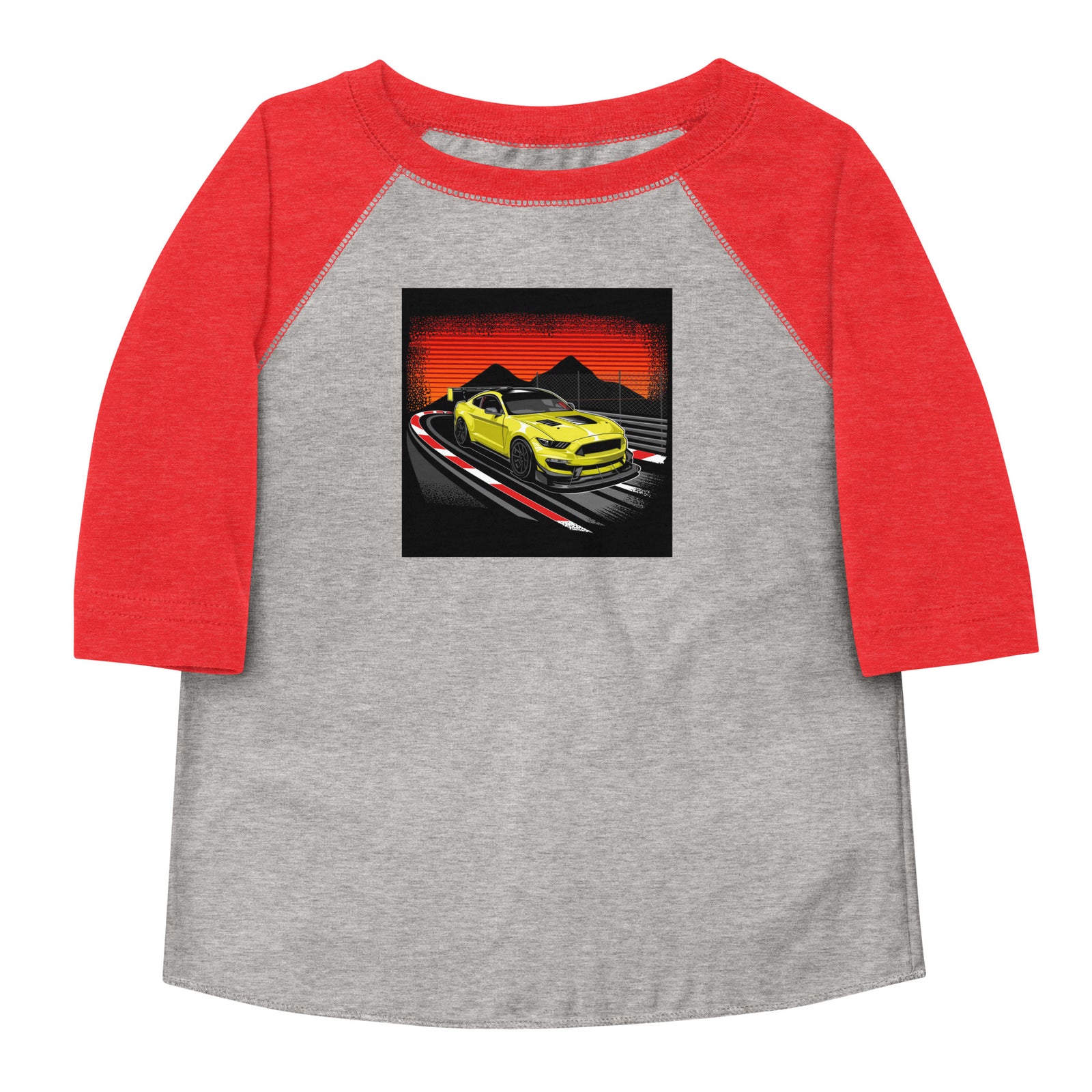 GT350R RACE TRACK TODDLER BASEBALL TEE