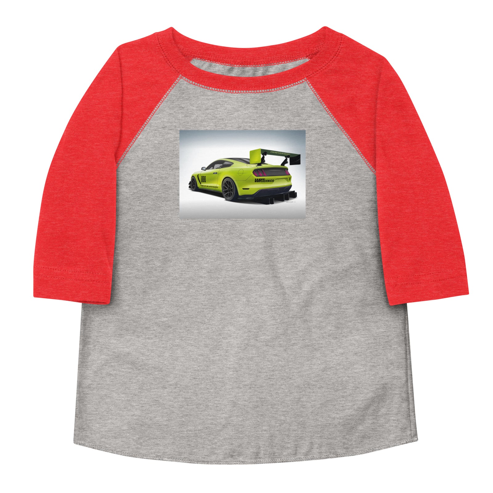 UPLAND RACING LEFT REAR TODDLER BASEBALL TEE