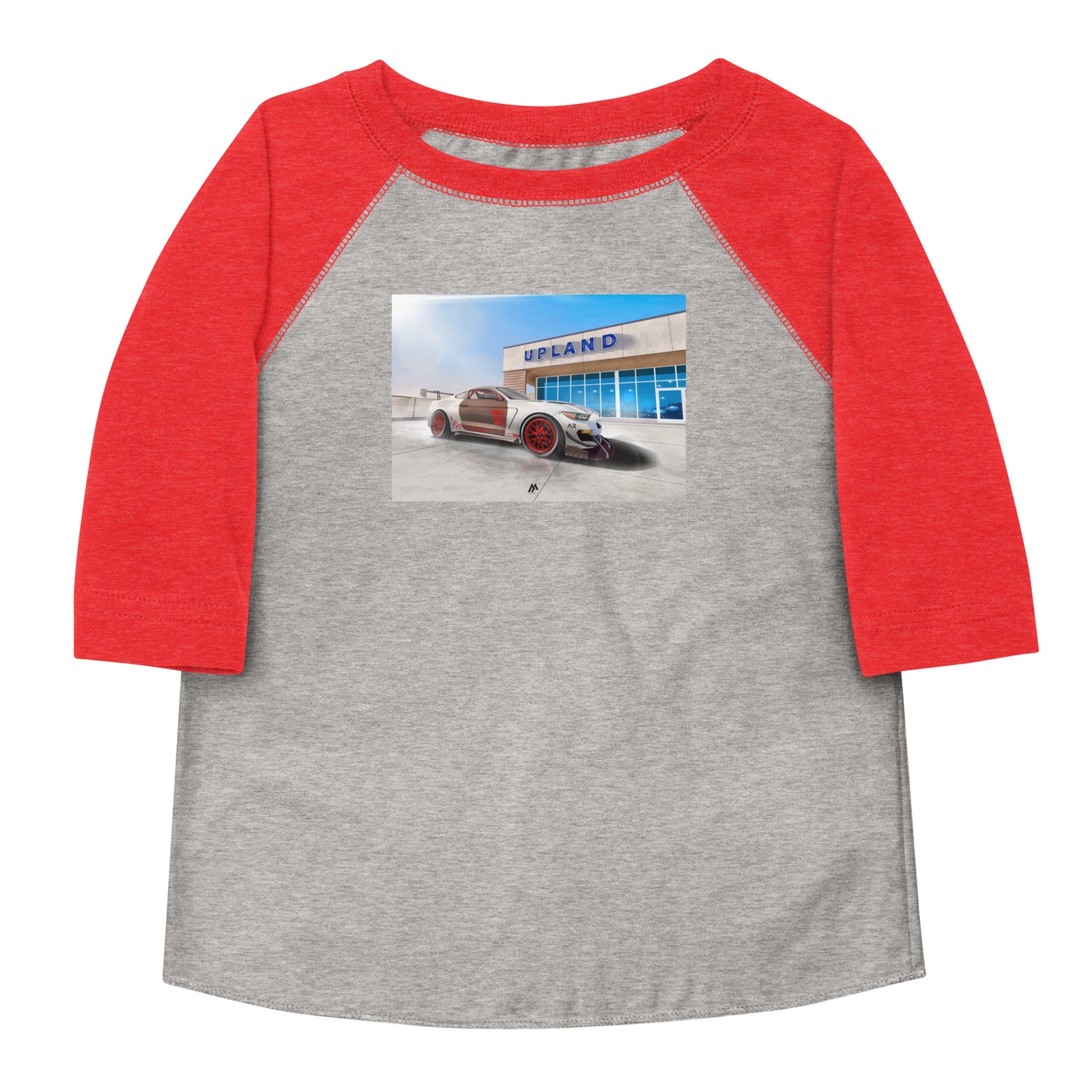 UPLAND RACING SHOWROOM TODDLER BASEBALL TEE