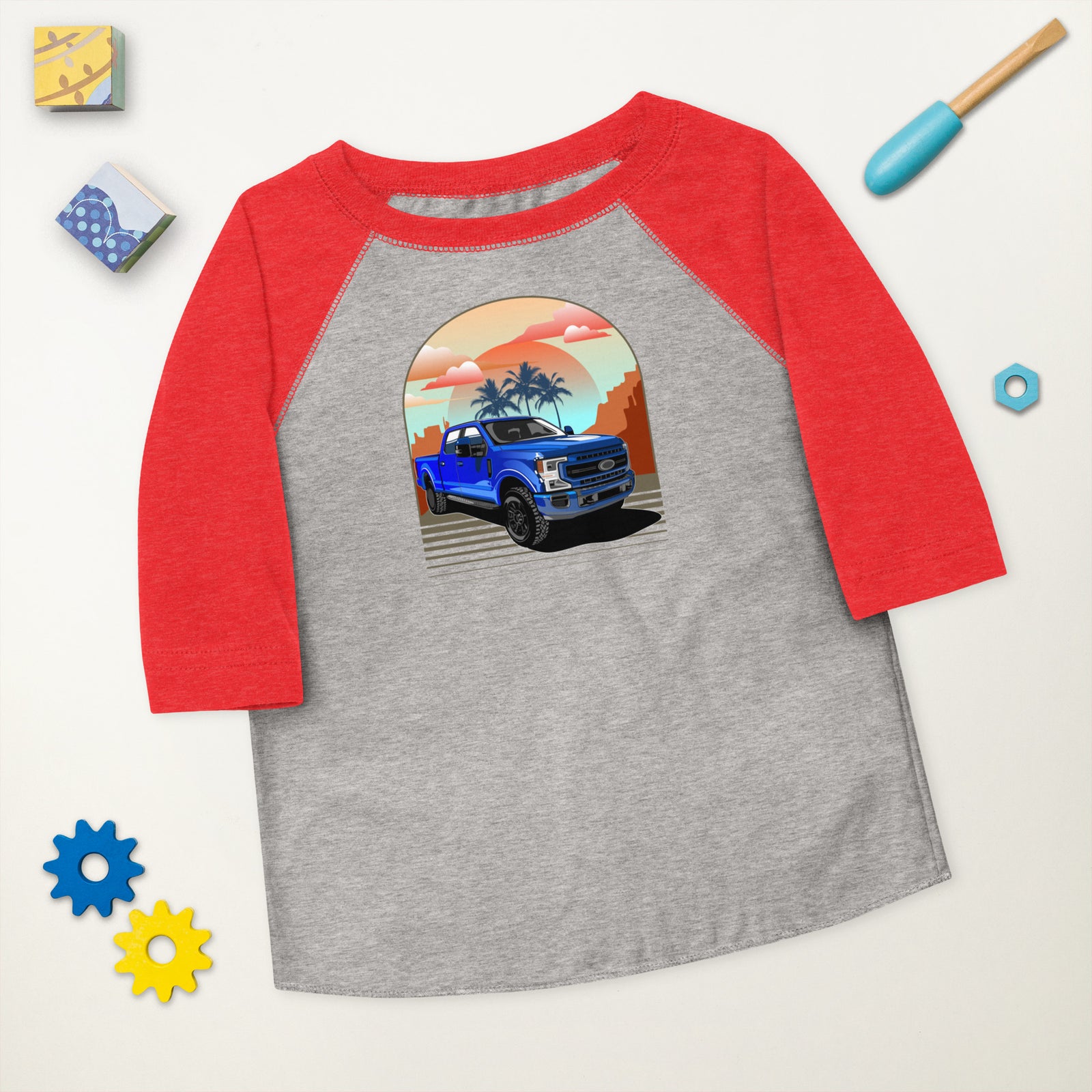 F250 TOMMY BLUE BASEBALL TEE