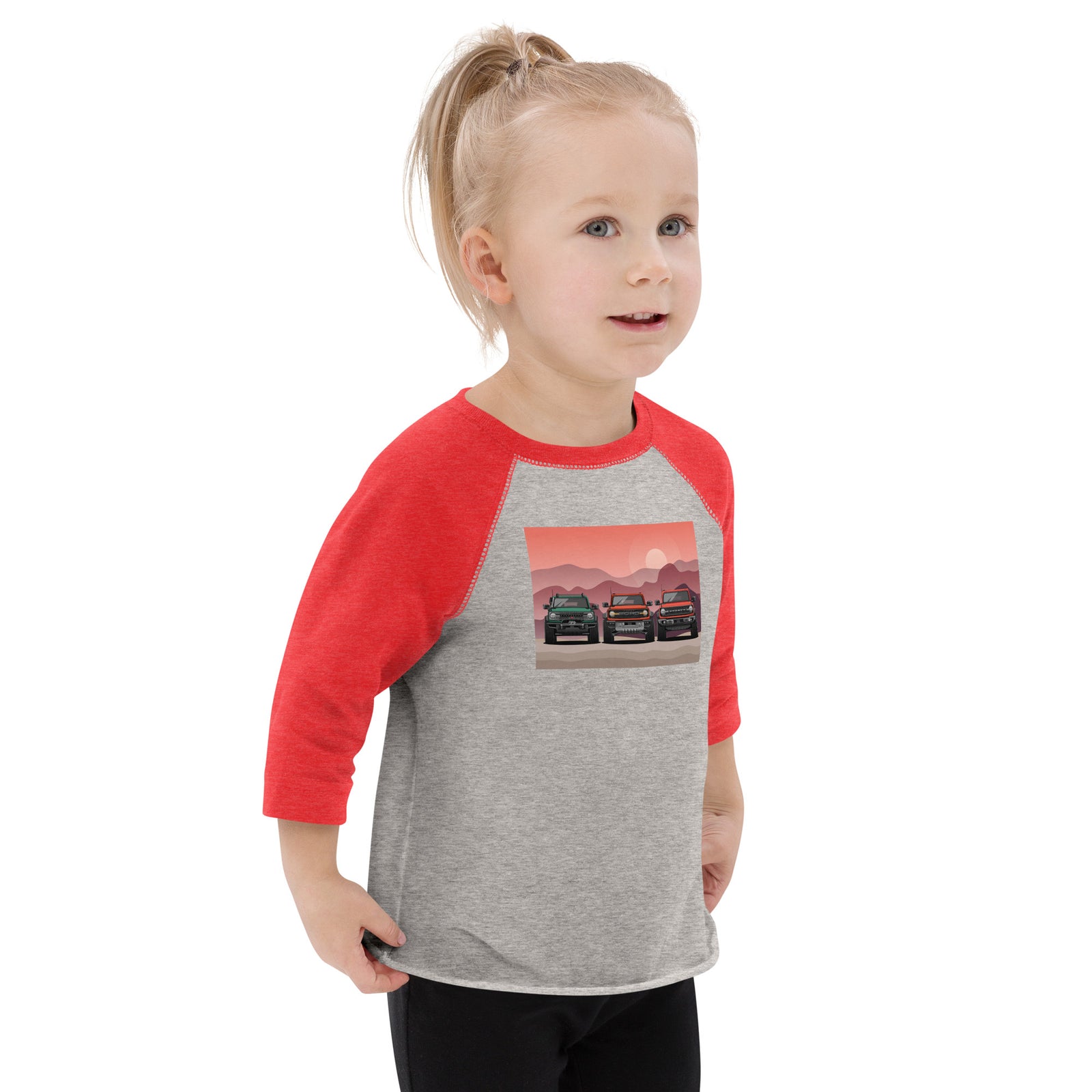 BRONCO SUNSET AMIGOS BASEBALL TEE