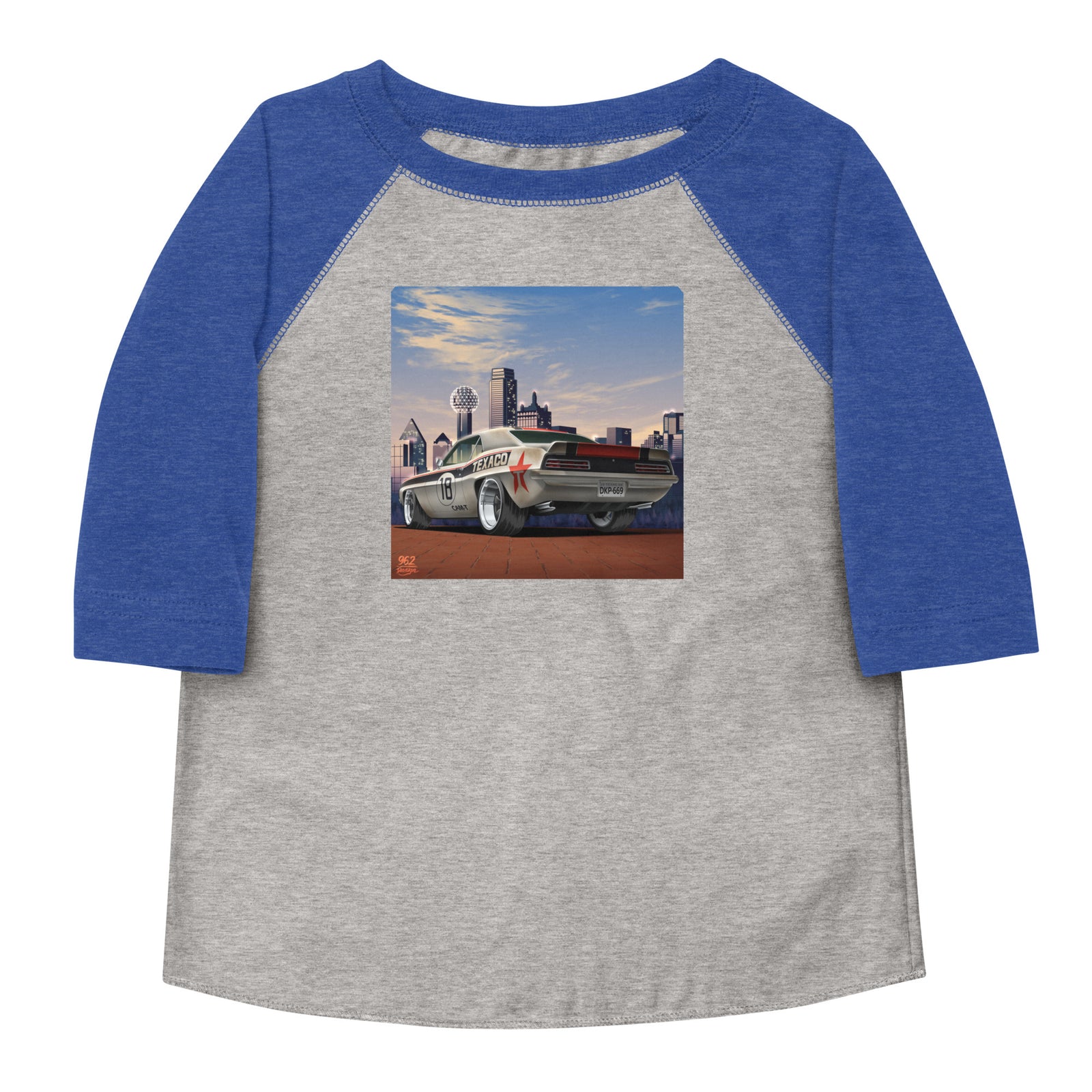 TEXACO CAMARO DALLAS TODDLER BASEBALL TEE