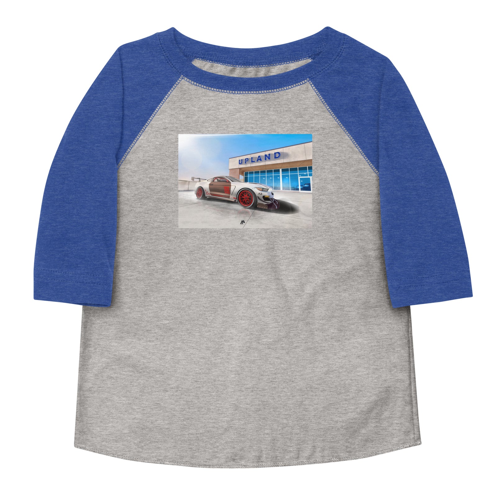 UPLAND RACING SHOWROOM TODDLER BASEBALL TEE