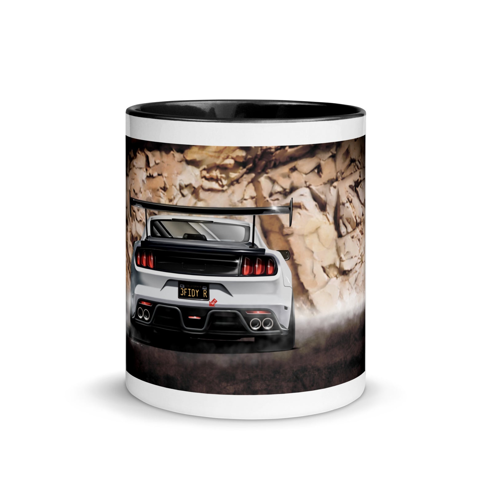 GT350R SMOKEY MUG WITH COLOR INSIDE
