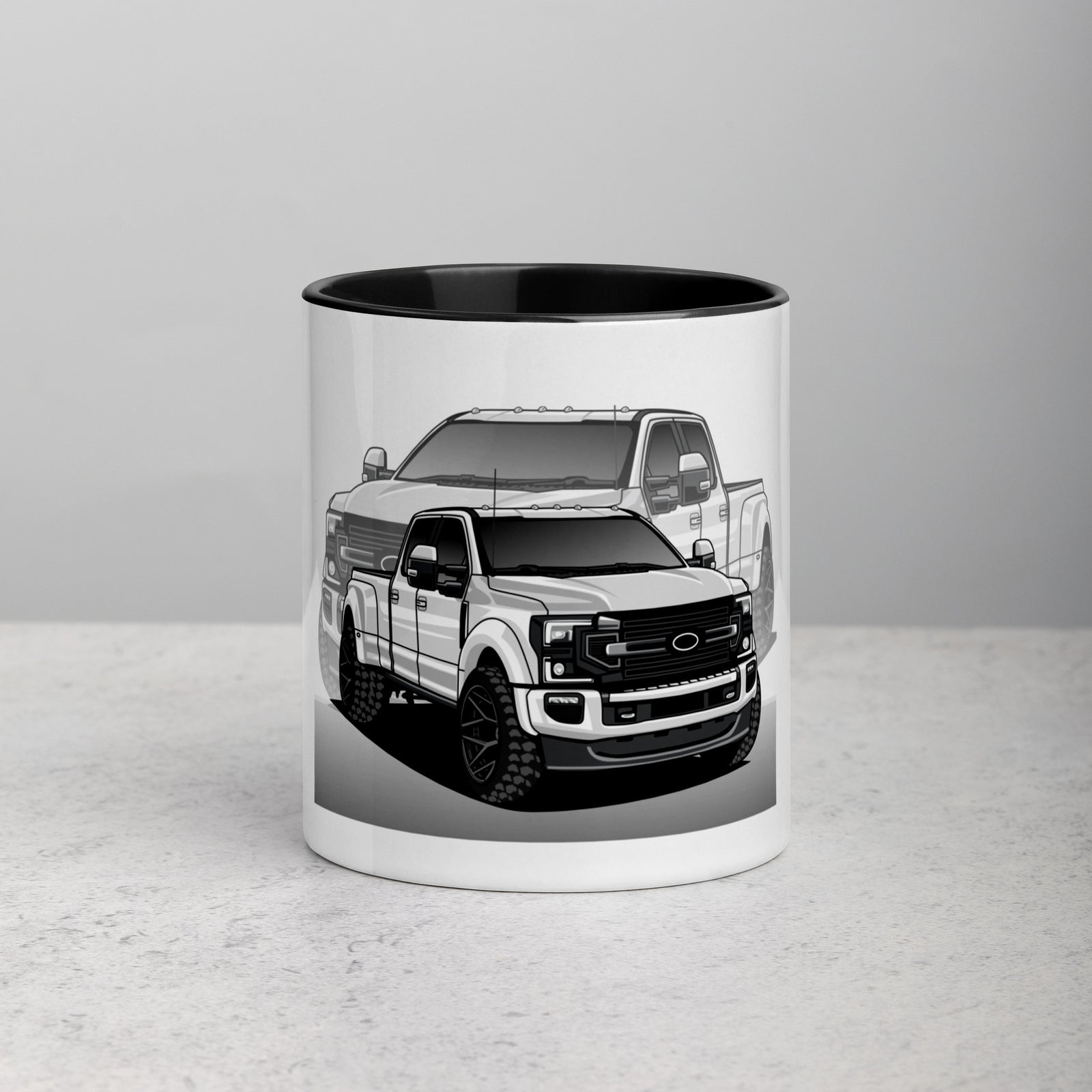 FORD F250 TRUCK MUG WITH COLOR INSIDE