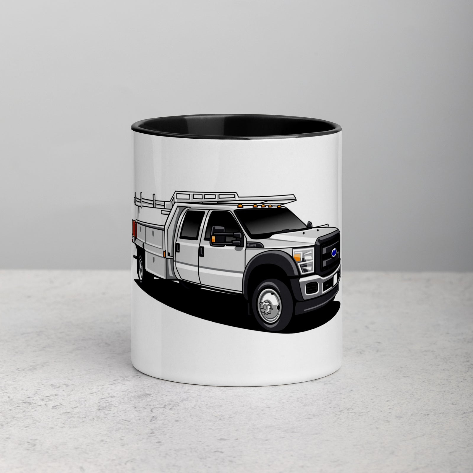 FORD FLEET WORK TRUCK MUG WITH COLOR INSIDE