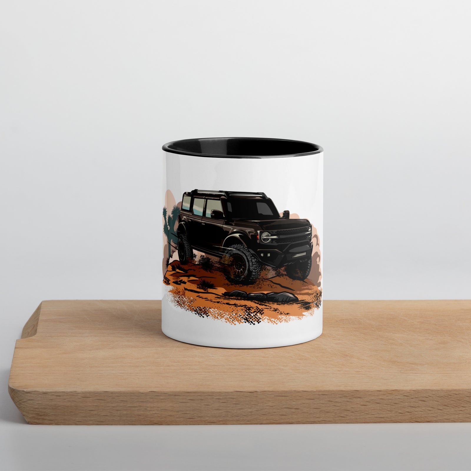 BRONCO DUSTY DESERT MUG WITH COLOR INSIDE