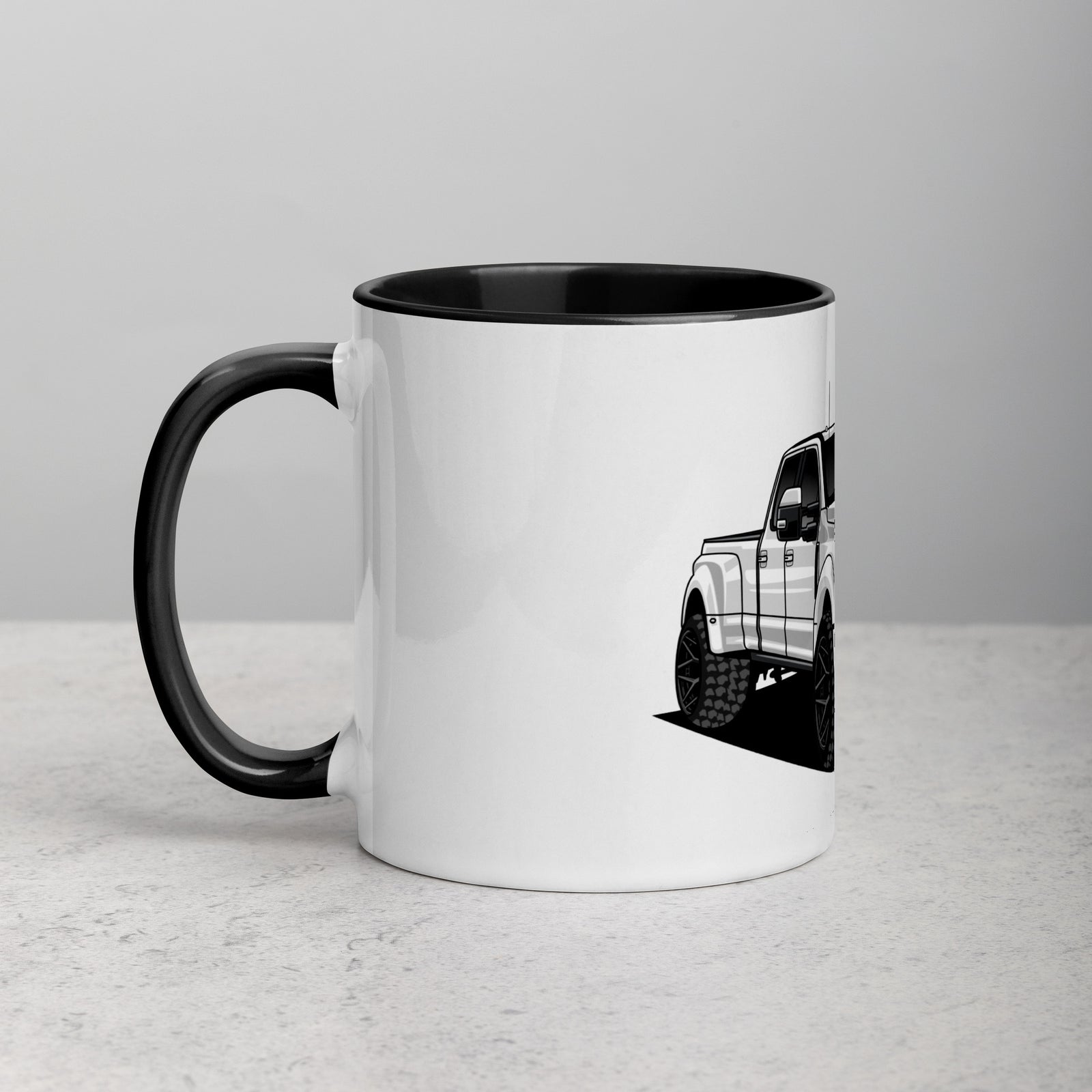 FORD F250 TRUCK SOLO MUG WITH COLOR INSIDE