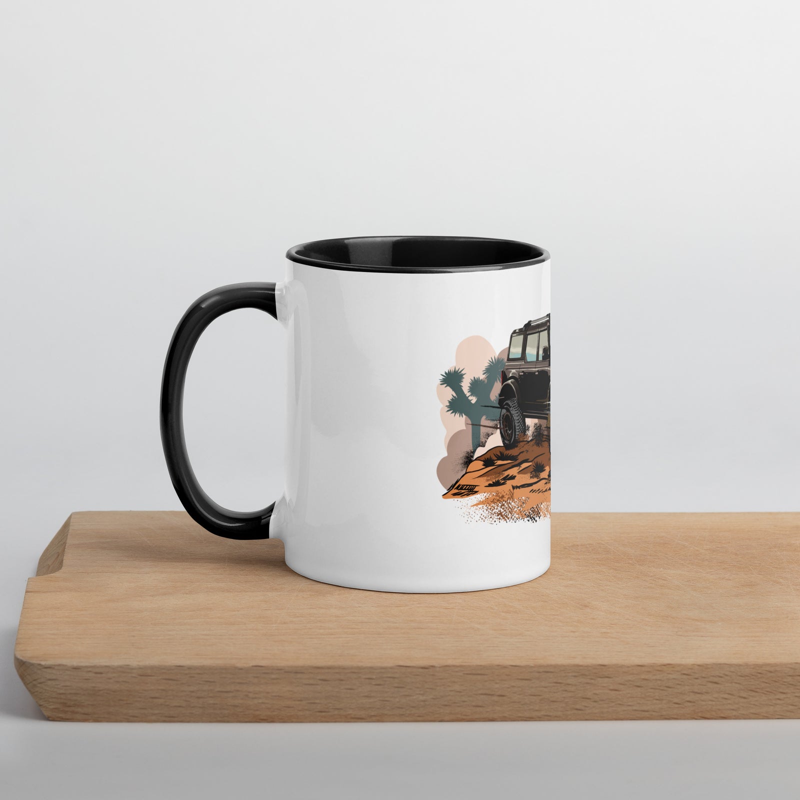 BRONCO DUSTY DESERT MUG WITH COLOR INSIDE