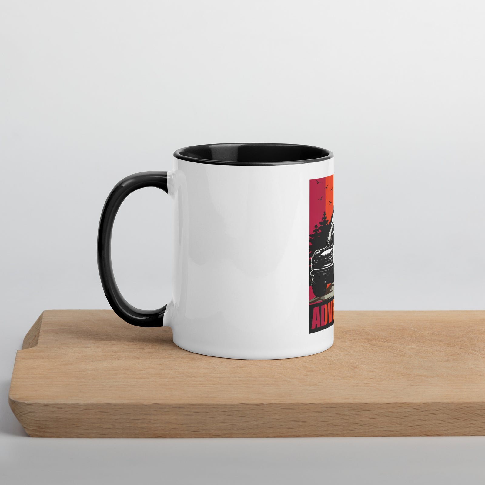 BRONCO ADVENTURE COLOR MUG WITH COLOR INSIDE