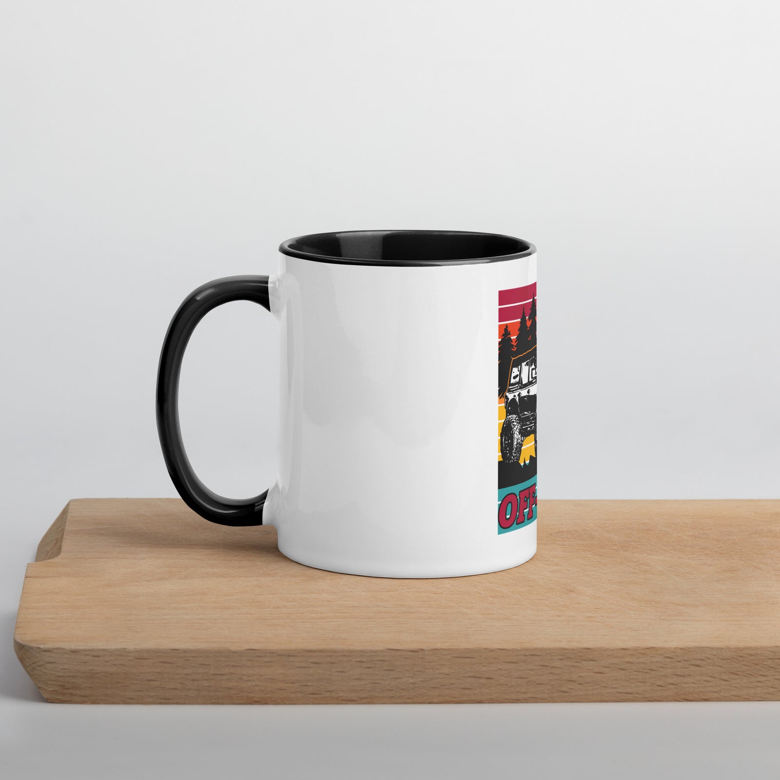BRONCO OFF ROAD TREES MUG WITH COLOR INSIDE