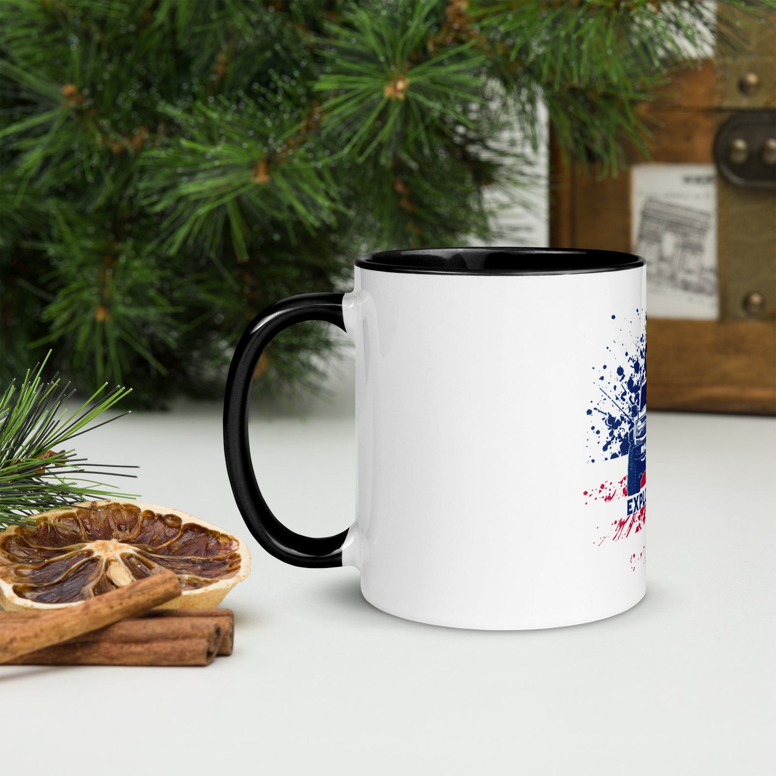 BRONCO USA EXPLORATION MUG WITH COLOR INSIDE