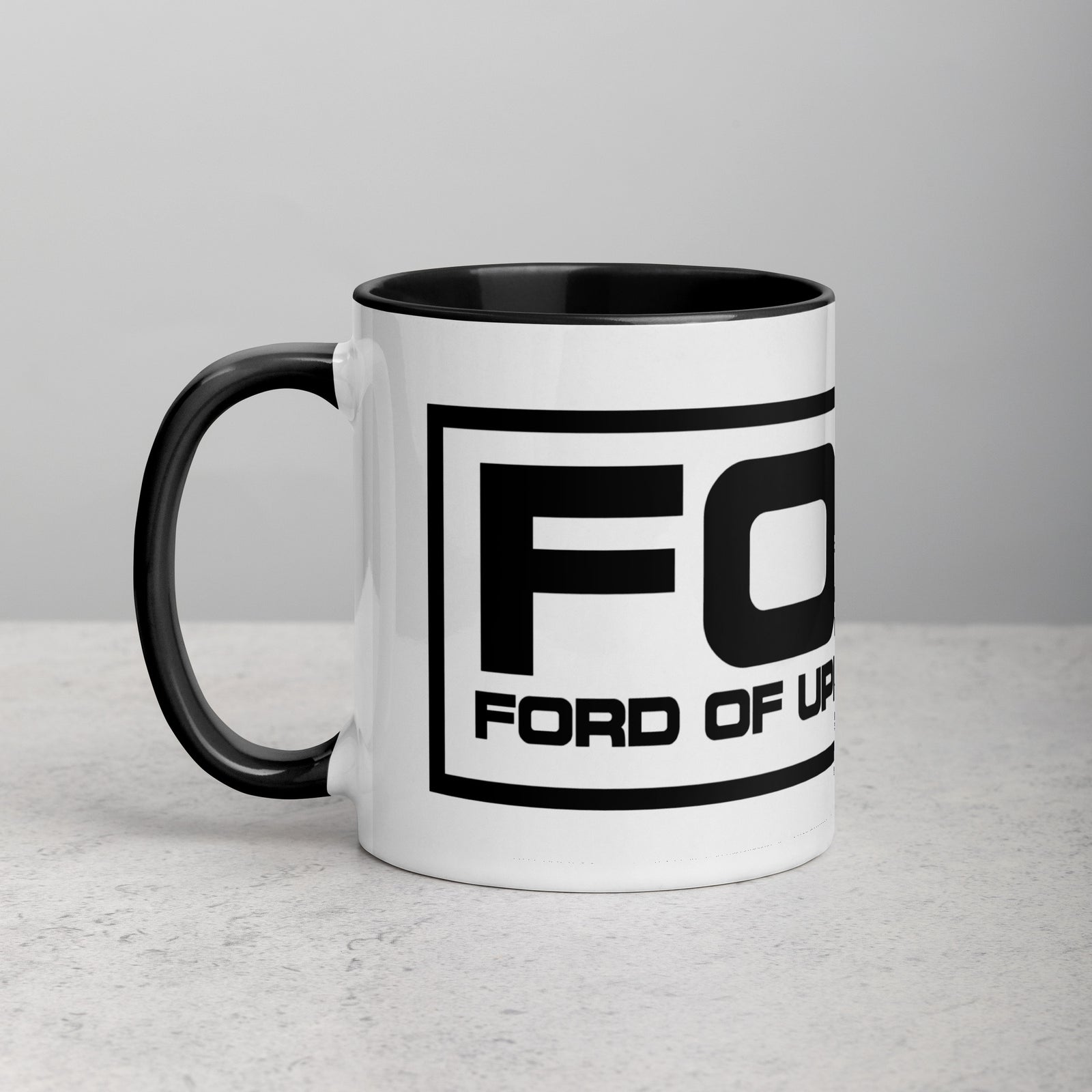 FOUR FORD OF UPLAND RACING MUG WITH COLOR INSIDE