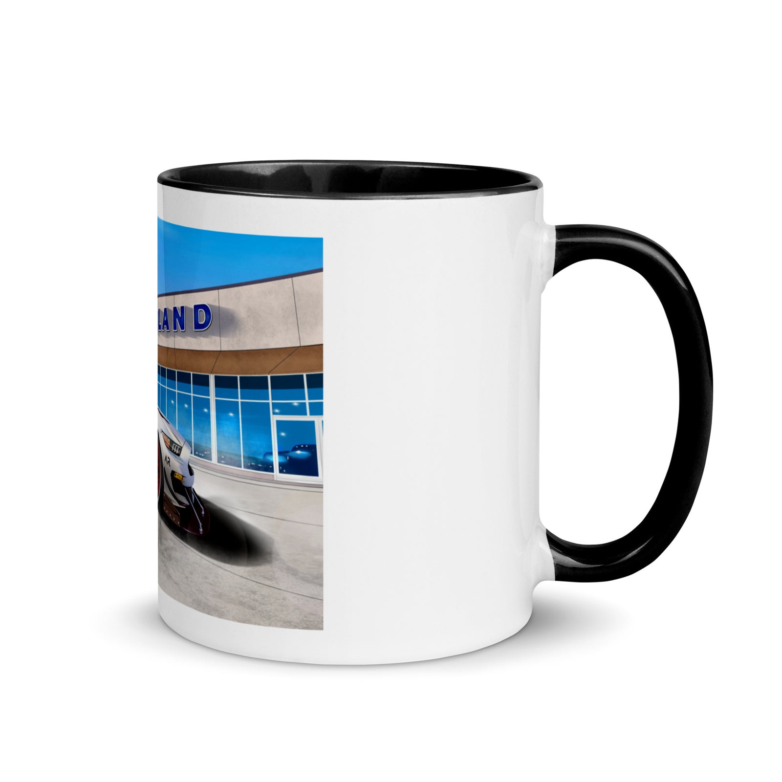 UPLAND RACING SHOWROOM MUG WITH COLOR INSIDE