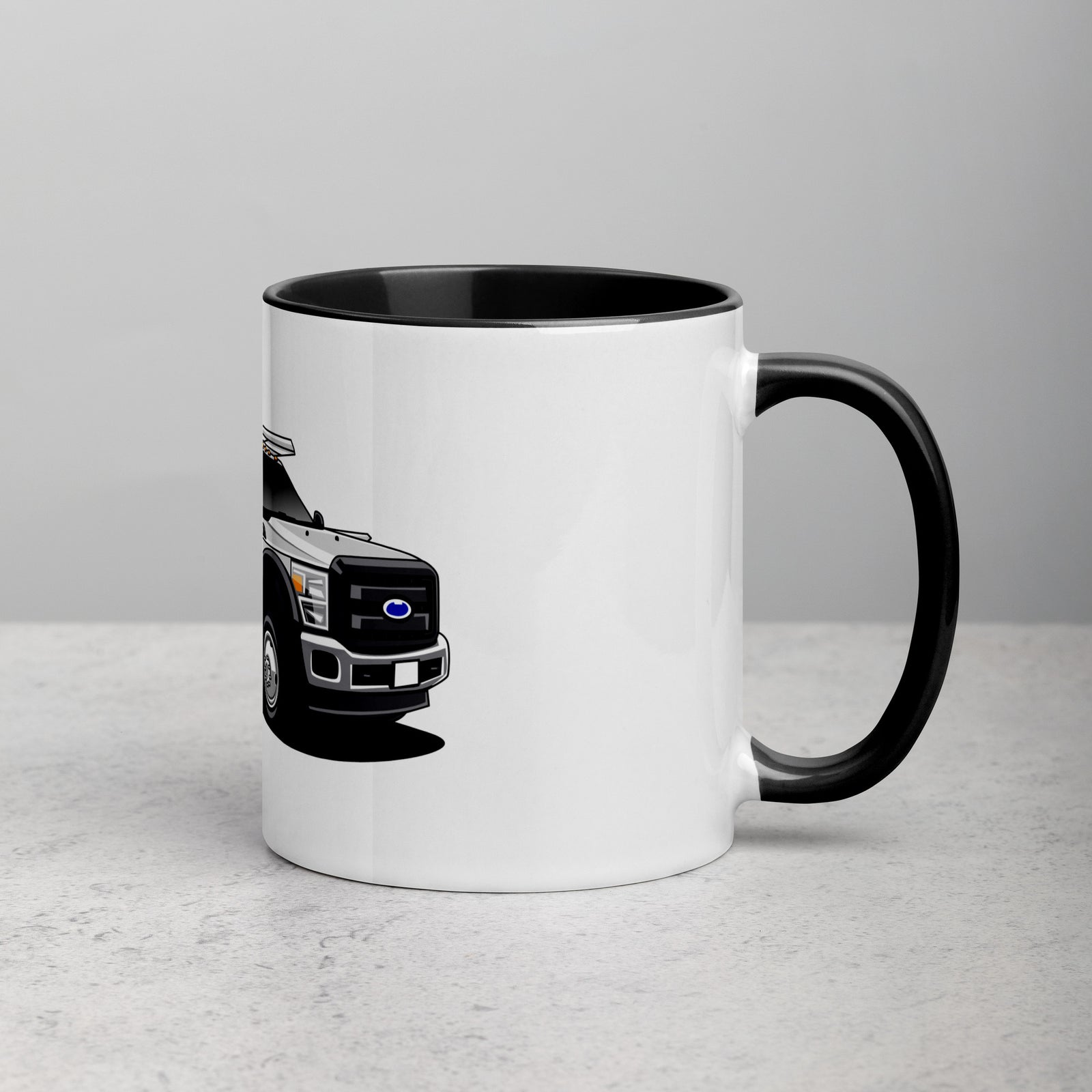 FORD FLEET WORK TRUCK MUG WITH COLOR INSIDE