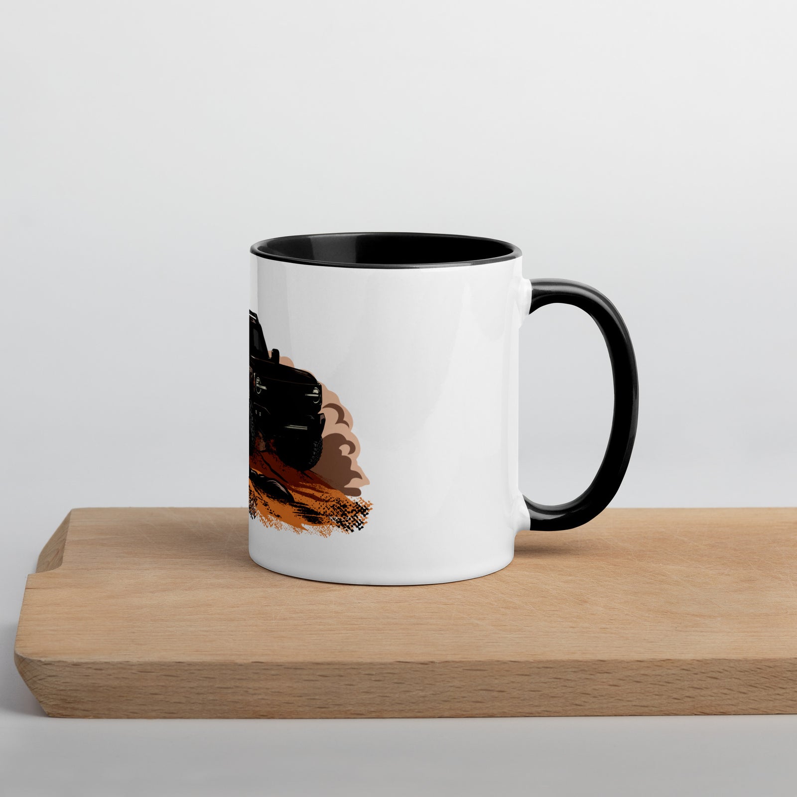 BRONCO DUSTY DESERT MUG WITH COLOR INSIDE