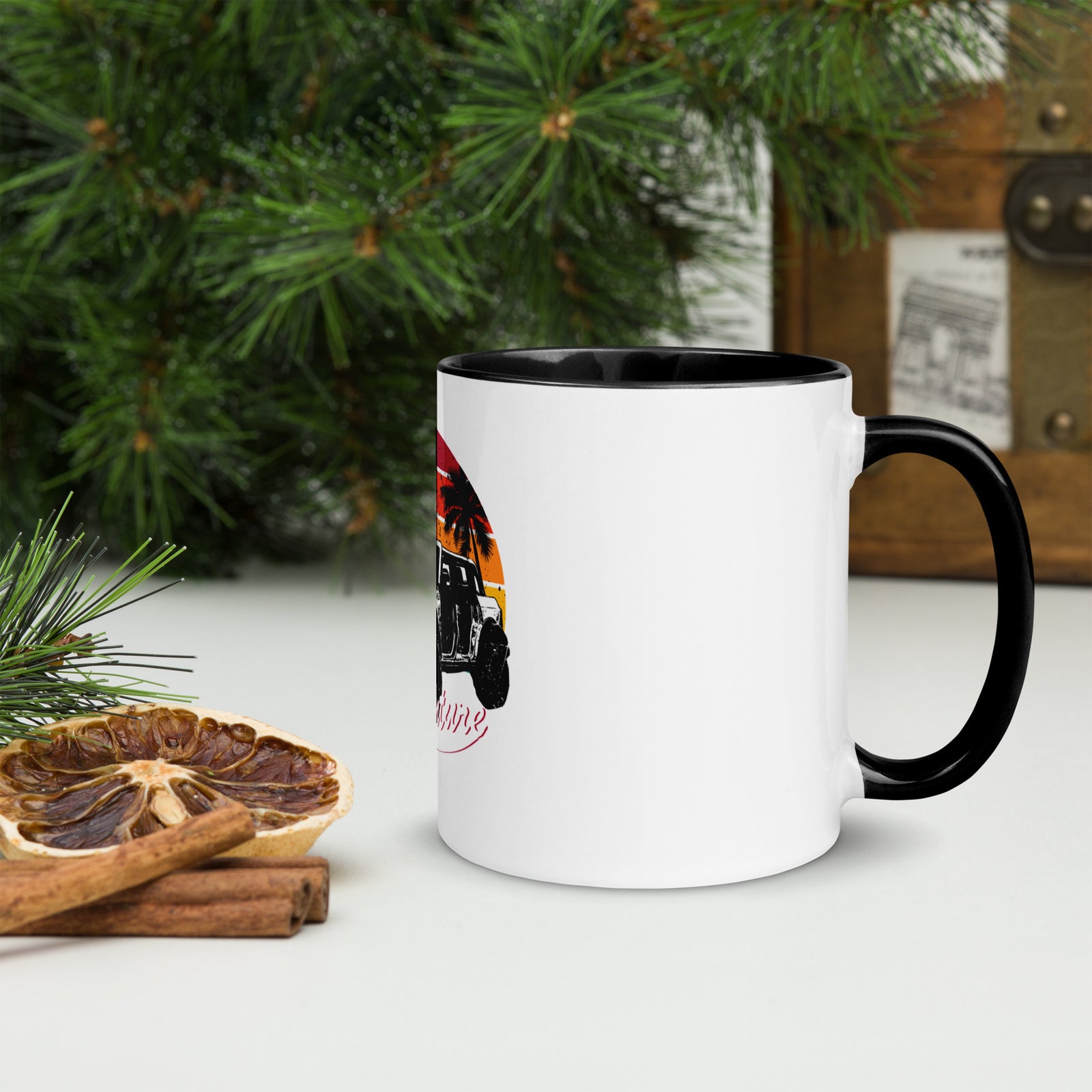BRONCO ADVENTURE BEACH MUG WITH COLOR INSIDE