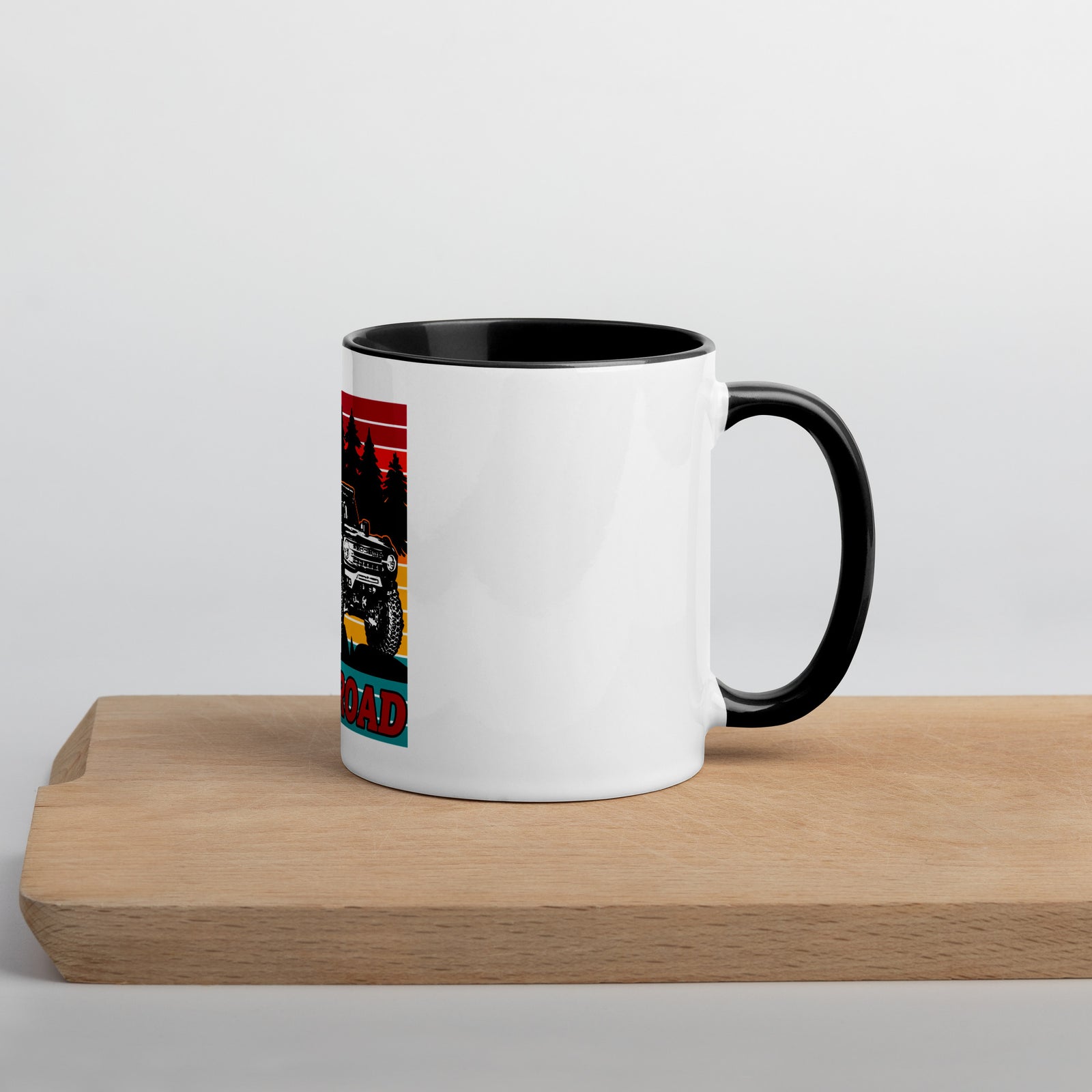 BRONCO OFF ROAD TREES MUG WITH COLOR INSIDE