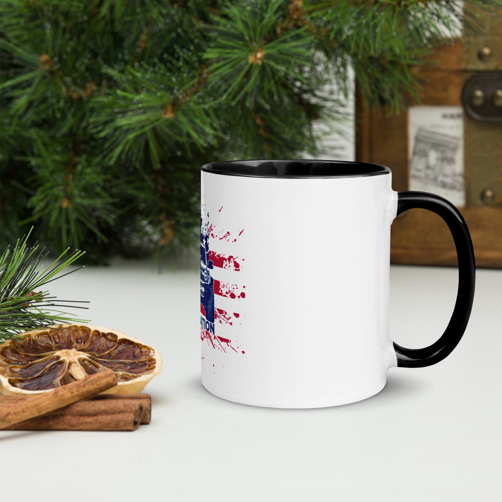 BRONCO USA EXPLORATION MUG WITH COLOR INSIDE